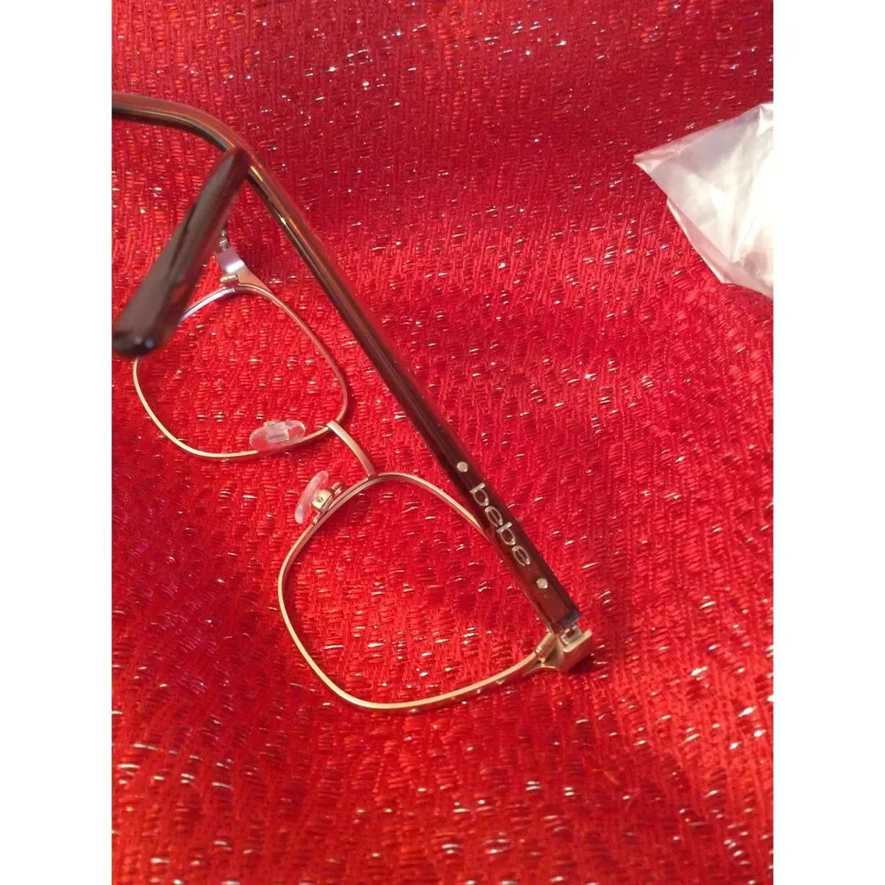 New Bebe Eye Wear glasses frames Rose Gold BB5200 Womens